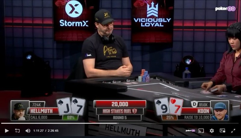 【APT扑克】教学：向职业选手学习 — Hellmuth vs. Koon