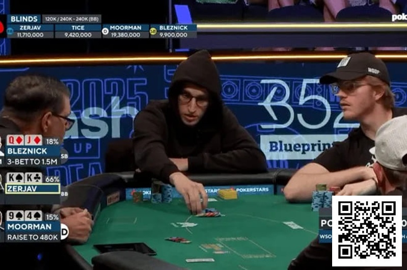 【APT扑克】翻前4-bet变call，翻牌击中顶set，WSOP豪客赛出现angle shoot？