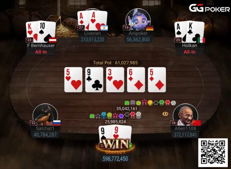 【APT扑克】WSOP史上最大胆弃牌？他fold掉了A-A，然后多赚$60,000！