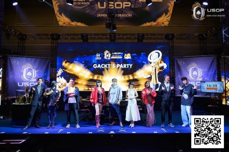 【APT扑克】USOP x Japan Gold Dragon | 主赛事1486人次打响大阪首秀之声！巨星GACKT主力派对零距离对决！