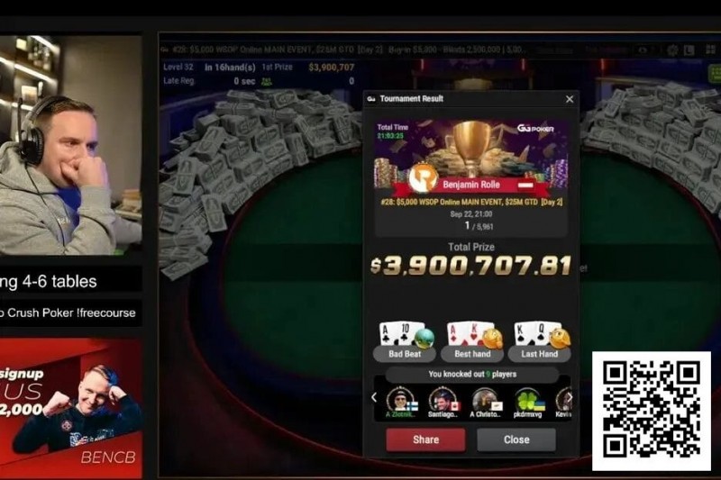 【APT扑克】线上WSOP主赛冠军的忠告：善用剥削策略，不要过度迷信GTO！