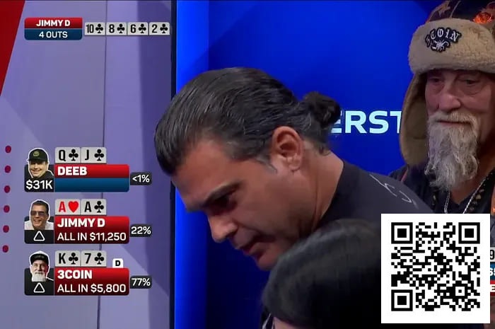 【APT扑克】同花围攻下的AA绝命挣扎，两次发牌上演命运逆转！