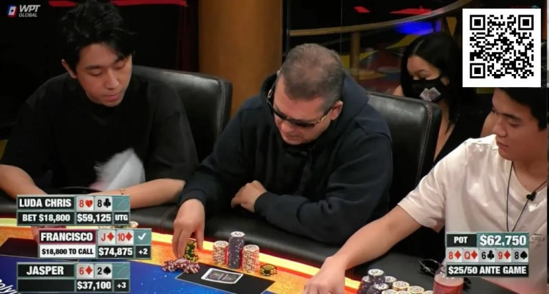 【APT扑克】四条不敌同花顺!Hustler Casino Live诞生19万巨额彩池,Chris Chen这手牌太惨了!