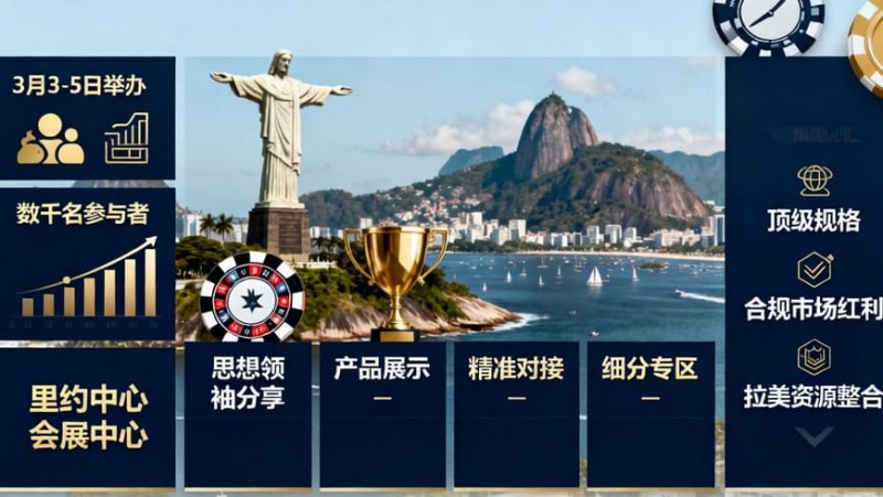 【APT扑克】2026 里约 SBC 峰会重磅登场 数千人共探巴西博彩新机遇