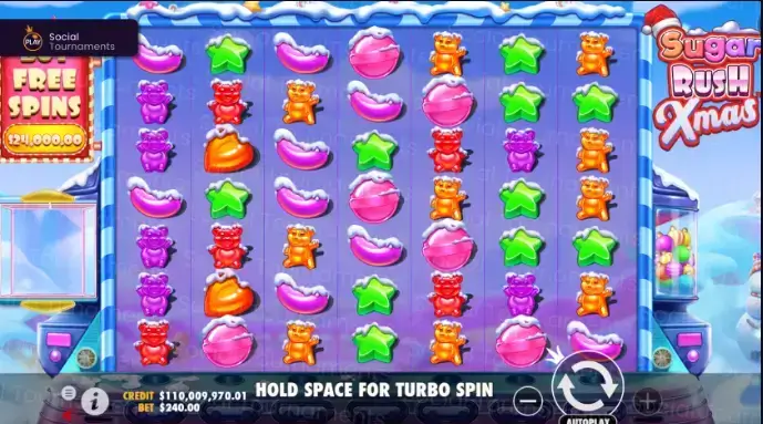 《极速糖果圣诞》:大发娱乐甜蜜巨献,开启极速缤纷之旅!
