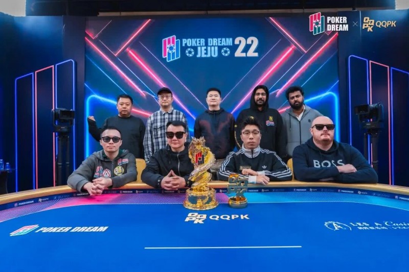 【APT扑克】PD22济州站|主赛FT诞生,何俊杰领衔4名中国选手决战决赛圈;QQPK战队“暖暖”从短码逆袭到QQPK大师赛季军,J High抓诈成经典!