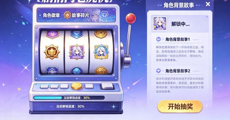 【APT扑克】PG尝试“剧情向”老虎机,玩家通过中奖解锁角色背景故事。