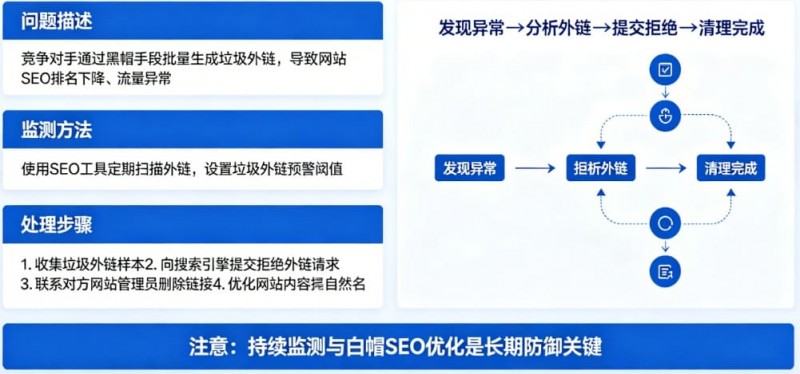 【APT扑克】博彩平台的“负面SEO”防御:竞争对手恶意刷垃圾外链怎么办?