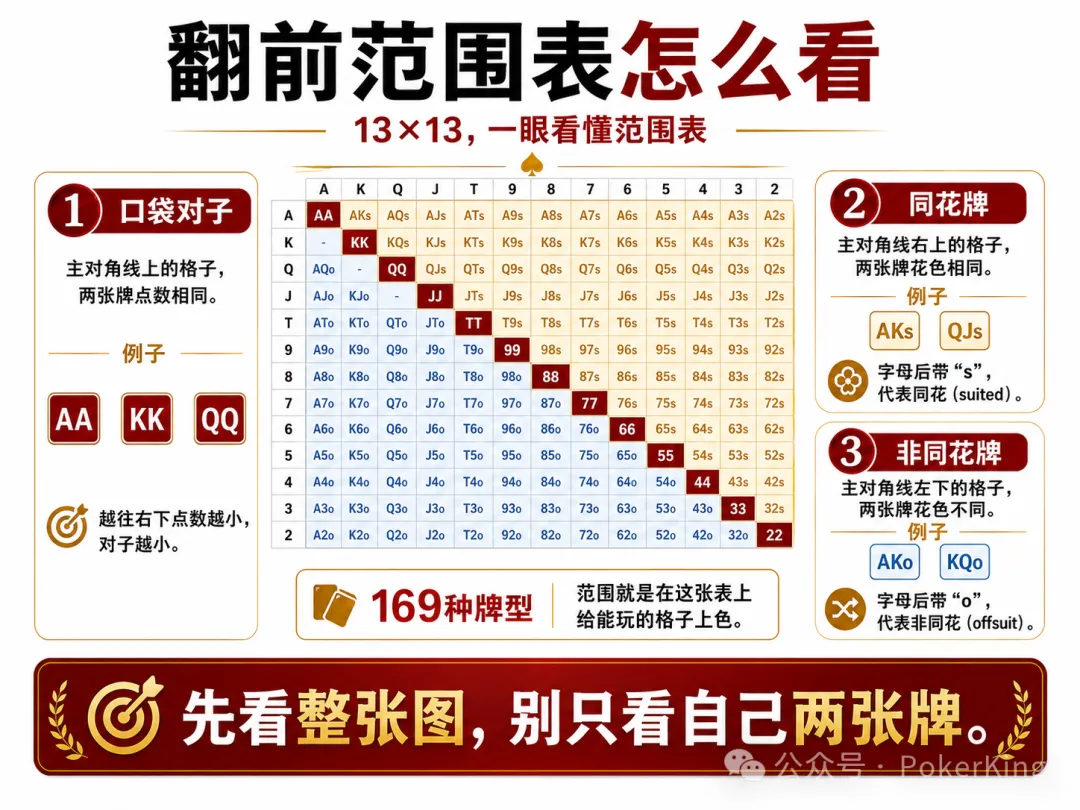 【APT扑克】别只盯着自己两张牌：新手德州扑克中最容易被忽略的“范围思维”