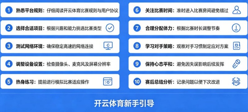 【APT扑克】给新手的10条忠告:在开云体育开始你的第一场比赛