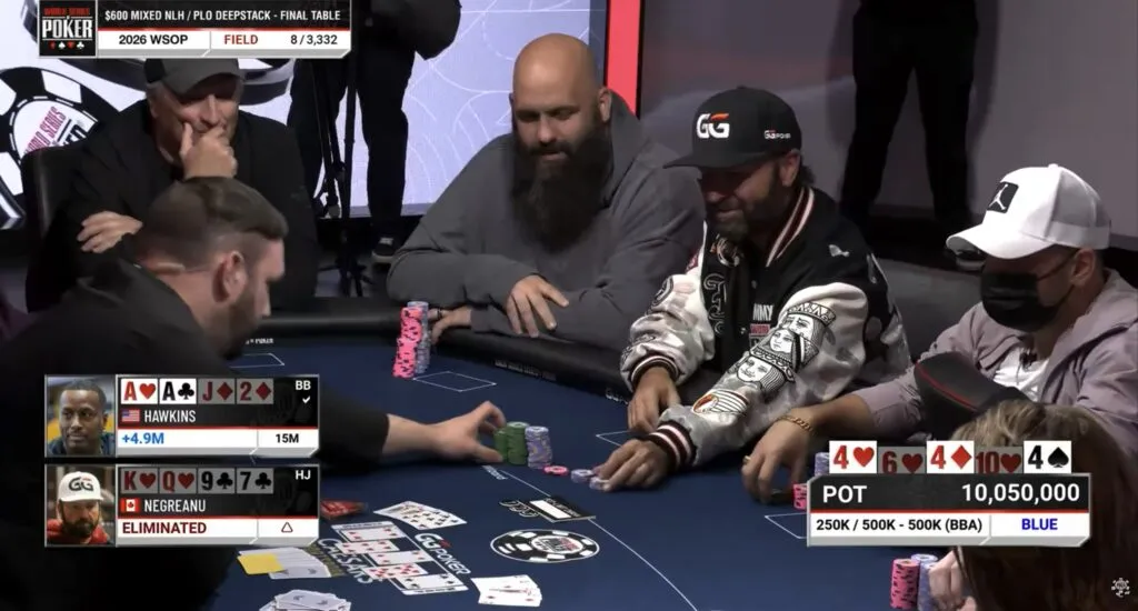 【APT扑克】2026 WSOP快评:600刀混搭赛变成“修罗场”,丹牛撞上霍金斯,葫芦收服同花