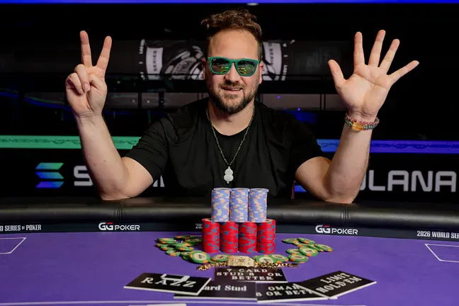 【APT扑克】2026WSOP | 10K H.O.R.S.E.赛朱跃奇获第29名,3K六人桌DannyTang第38名