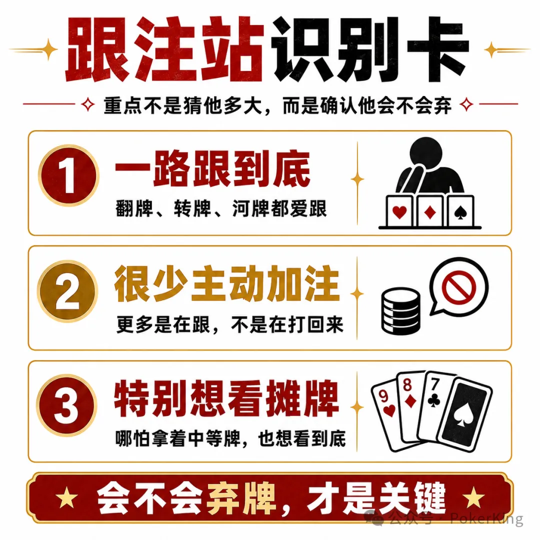 【APT扑克】面对“跟注站”，别再讲复杂故事了：三条调整让你少吃亏