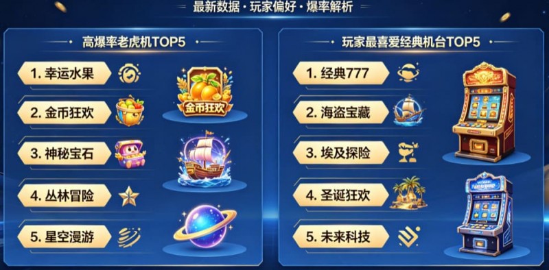 【APT扑克】PG电子热门游戏排行榜更新:高爆率老虎机与玩家最喜爱的经典机台全面盘点