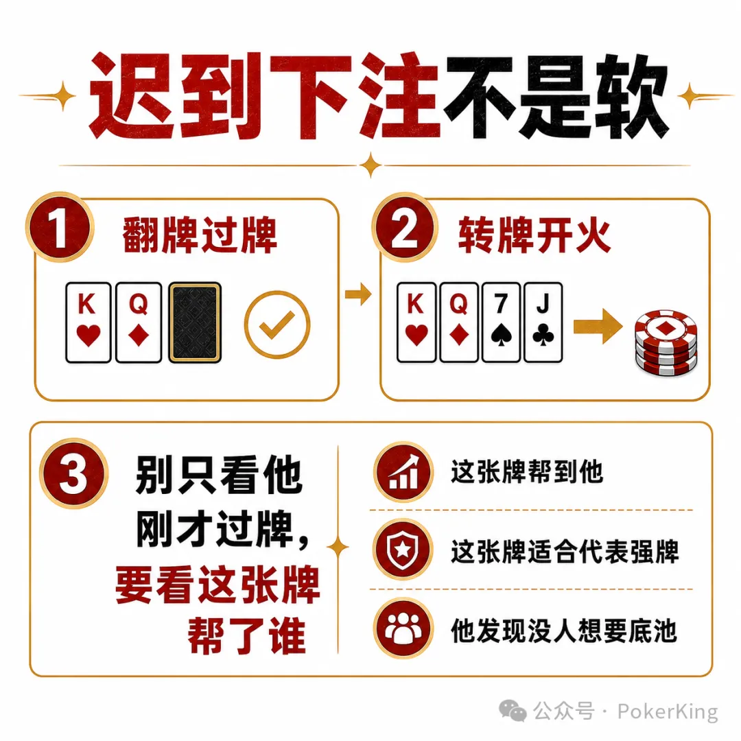 【APT扑克】对手过牌后突然开火？别急着判断，先看这三样