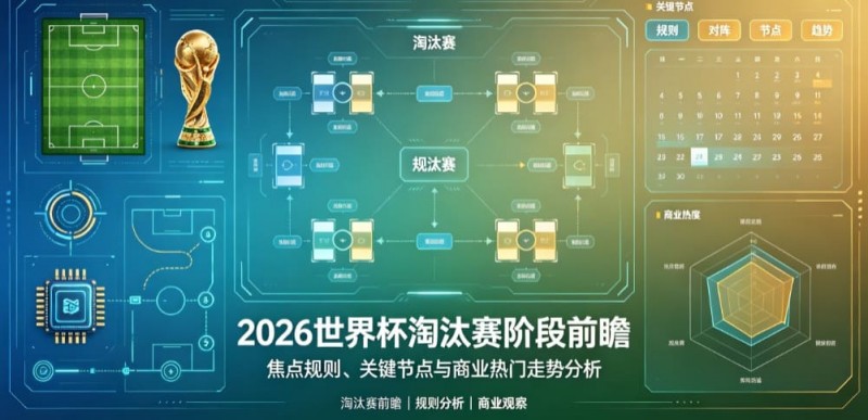 【APT扑克】2026世界杯淘汰赛阶段前瞻:焦点规则、关键节点与商业热门走势分析