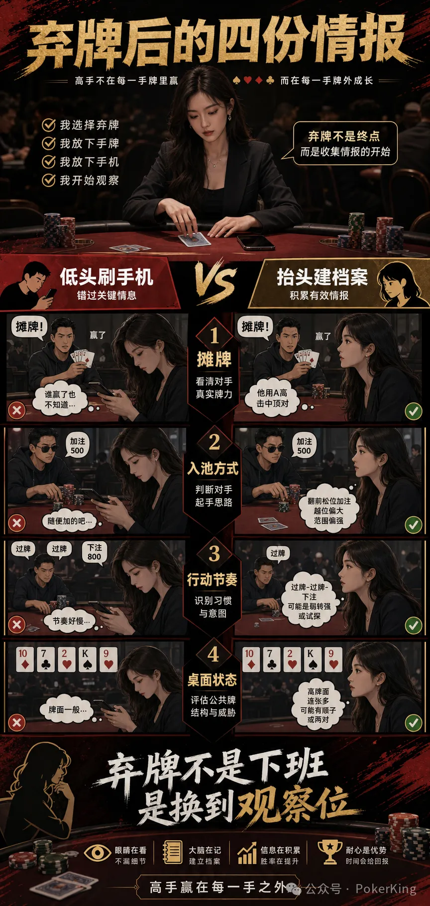【APT扑克】弃牌后别急着摸手机:四份档案帮你把“发呆时间”变成观察时间