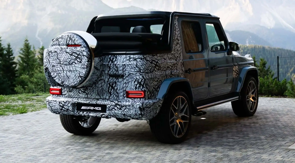 梅赛德斯-AMG G63敞篷版 【APT扑克】梅赛德斯-AMG G63敞篷版谍照曝光 经典越野车回归