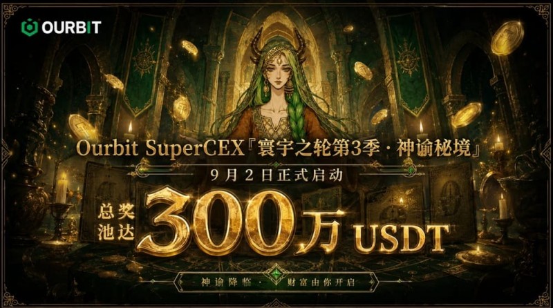 【APT扑克】Ourbit「寰宇之轮」第三季启动：300万USDT奖池，「命运抽牌」+「合约团赛」双玩法并行