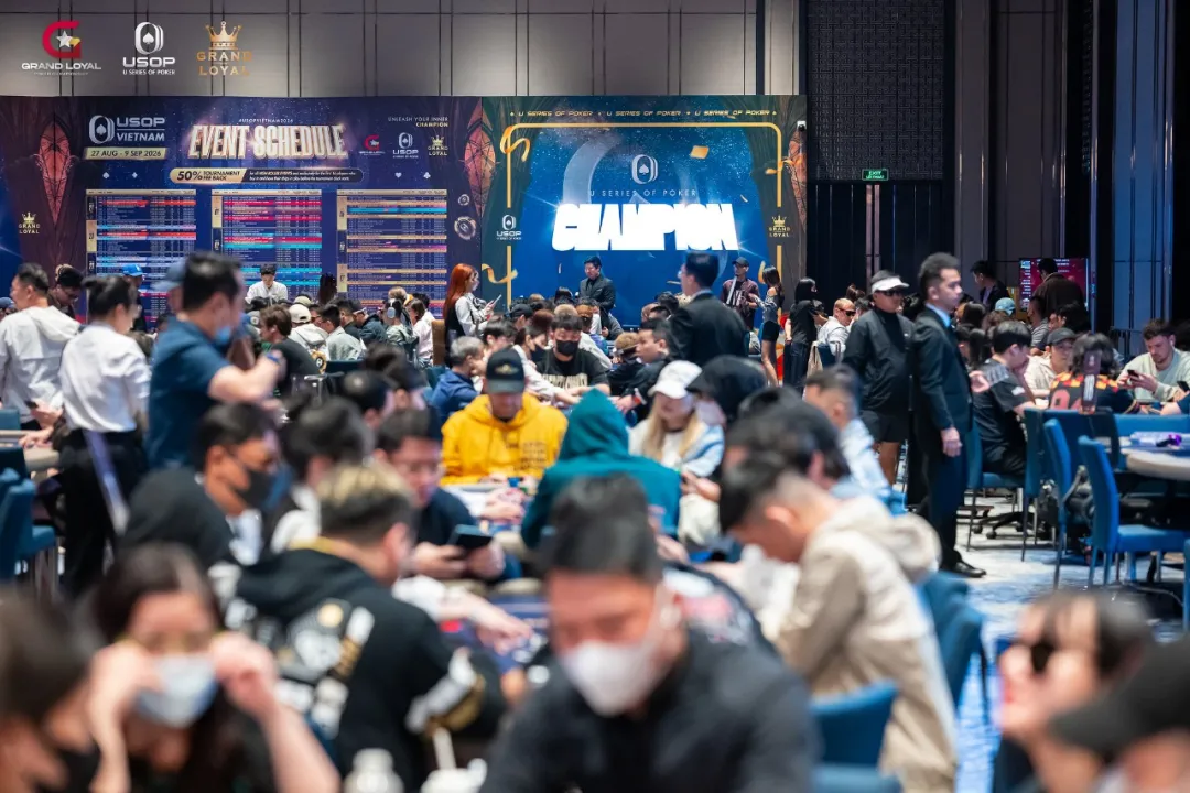 【APT扑克】2026USOP下龙湾|精英集结!公开赛784人次参赛97人晋级,今日决战争王!国人选手CEN YU摘得豪客六人赛亚军!更多精彩对决等你加入