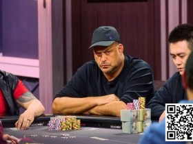 【APT扑克】JRB真倒霉!第一手牌击中同花 却输掉$30万大底池!