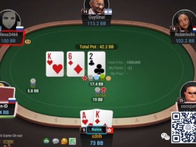 【APT扑克】牌局分析:3Bet底池AK翻前慢打翻后快打