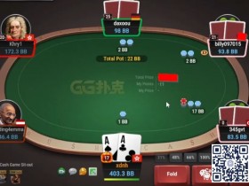 【APT扑克】牌局分析:当AA遇到超大的3B挤压