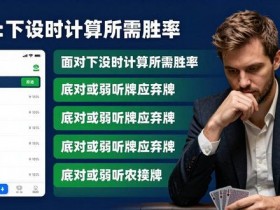 【APT扑克】大发扑克实战攻略:位置优势与底池控制,新手稳定盈利指南