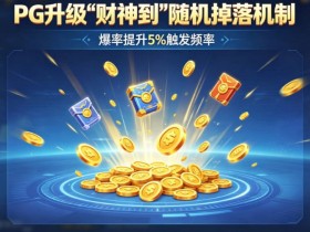 【APT扑克】PG升级“财神到”随机掉落机制,爆率提升5%触发频率。