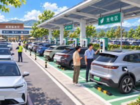 【APT扑克】国庆假期前3天高速公路新能源汽车充电近300万次