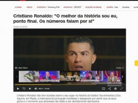 【APT扑克】C罗专访言论引热议:“我是史上最佳,数字说明一切”